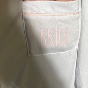 Bride Rae Dunn pajamas for wedding day sz small WL290